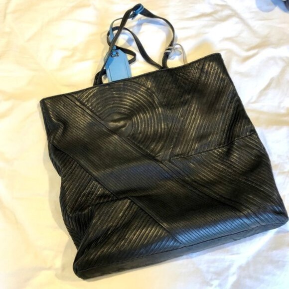 Reed Krakoff Black Leather Abstract Tote - Picture 7 of 8